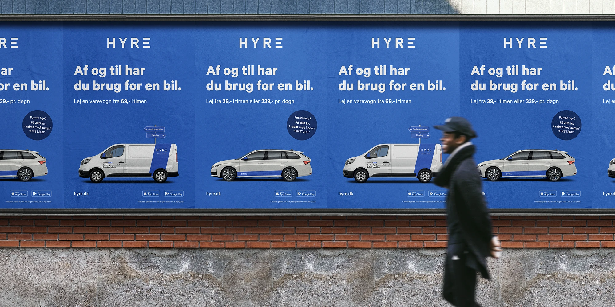 Reklameplakater for Hyre i København
